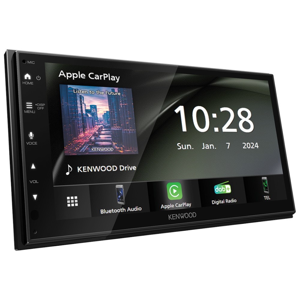 Kenwood DMX6523DABS 2-DIN Car Stereo with Apple CarPlay, Android Auto, DAB+, BT