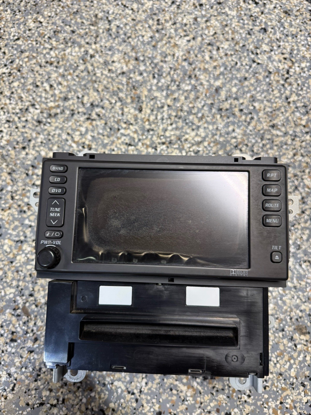 CADILLAC XLR 04-09 OEM AM-FM RADIO CD NAVIGATIONS DISPLAY, P # 15852294