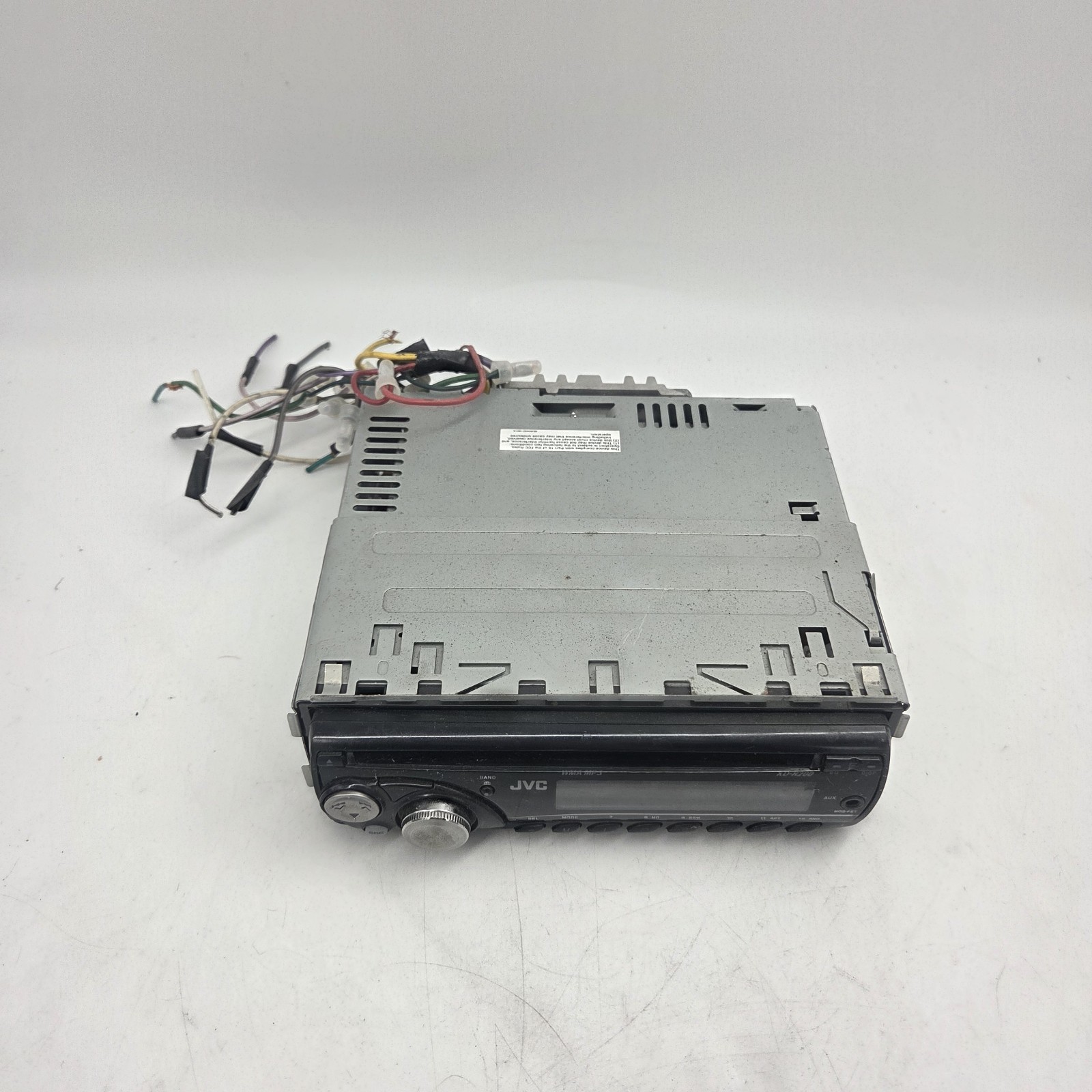 JVC KD-R200 Dash Car Stereo CD Player Radio AM/FM MP3 Detachable Face Tested