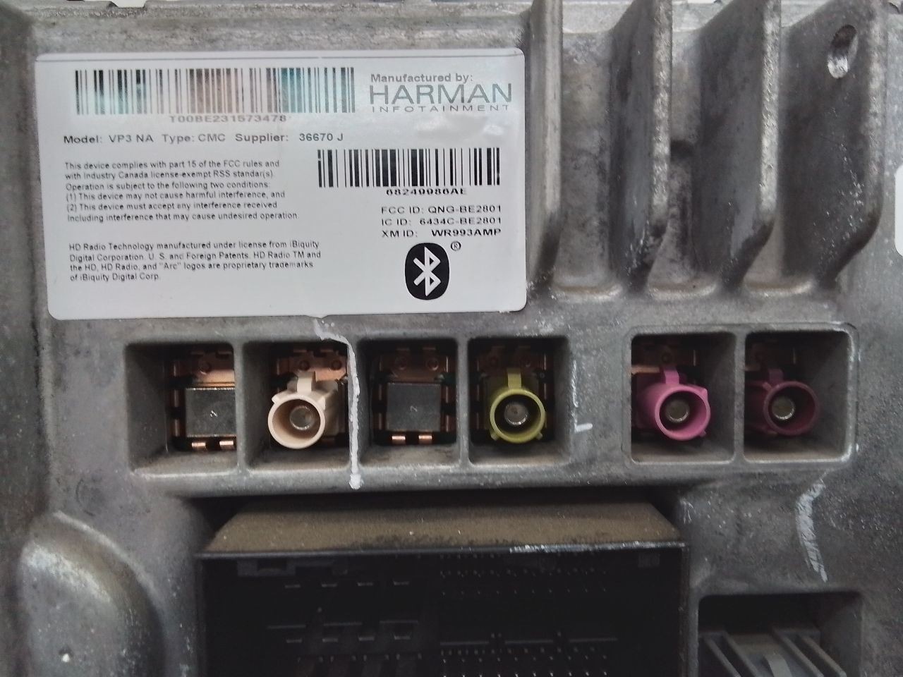 2013-2018 RAM 2500 3500 AUDIO EQUIPMENT RADIO RECEIVER OPT RA3