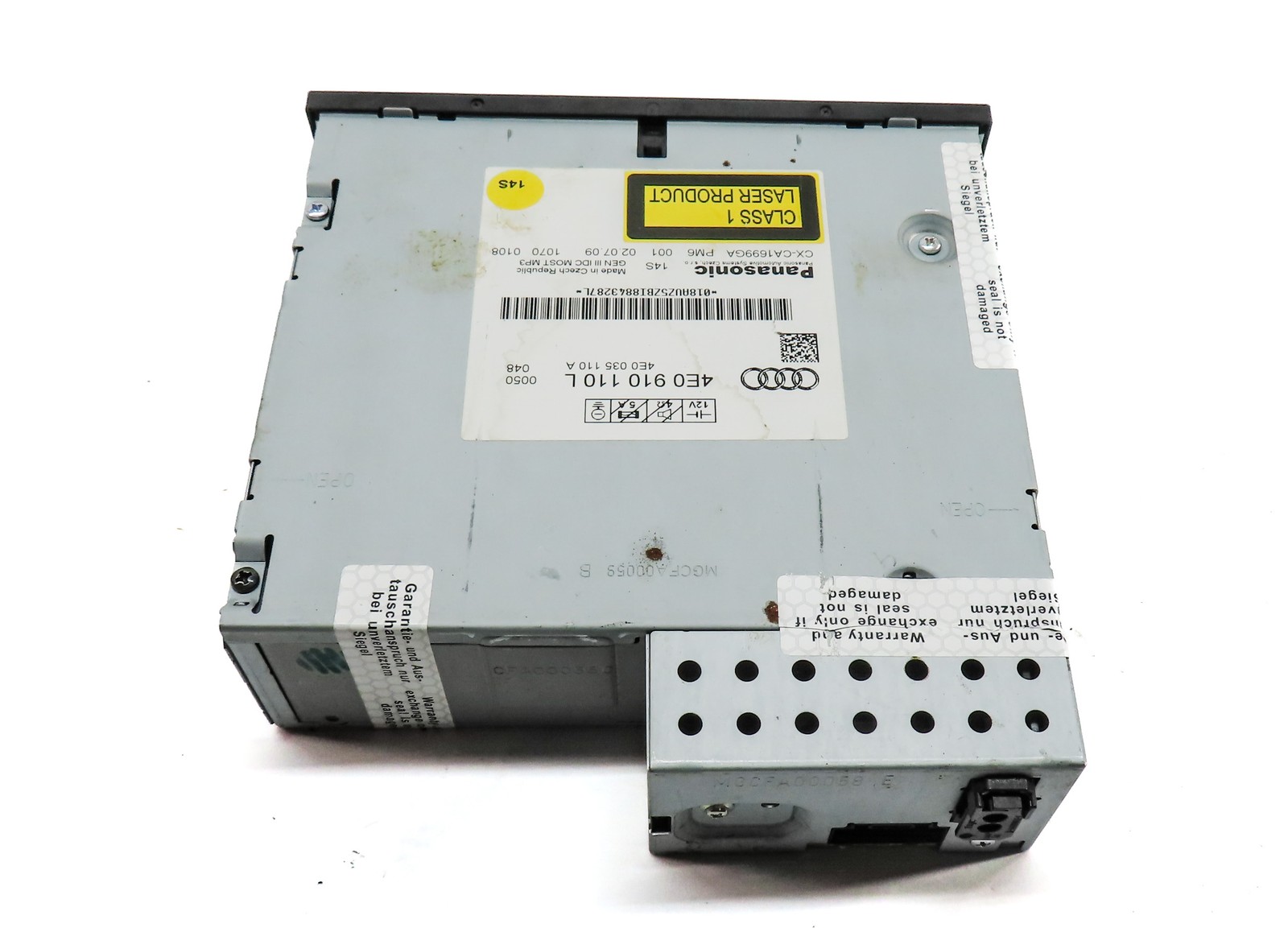 2007-2011 AUDI Q7 (4L) RADIO STEREO 6 DISC CD CHANGER PLAYER READER DRIVE