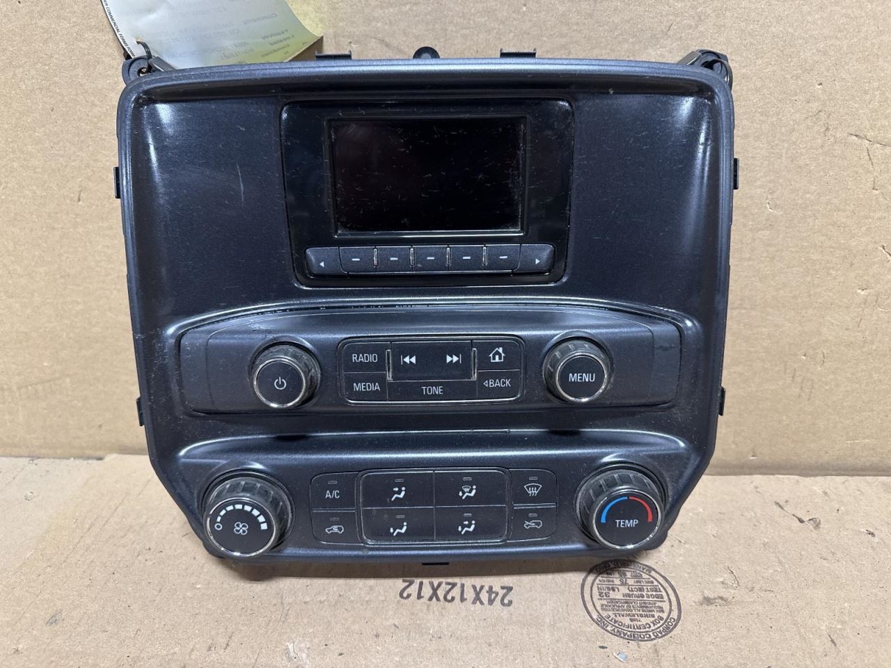 2014 Chevrolet Silverado 1500 Radio Control Panel OEM