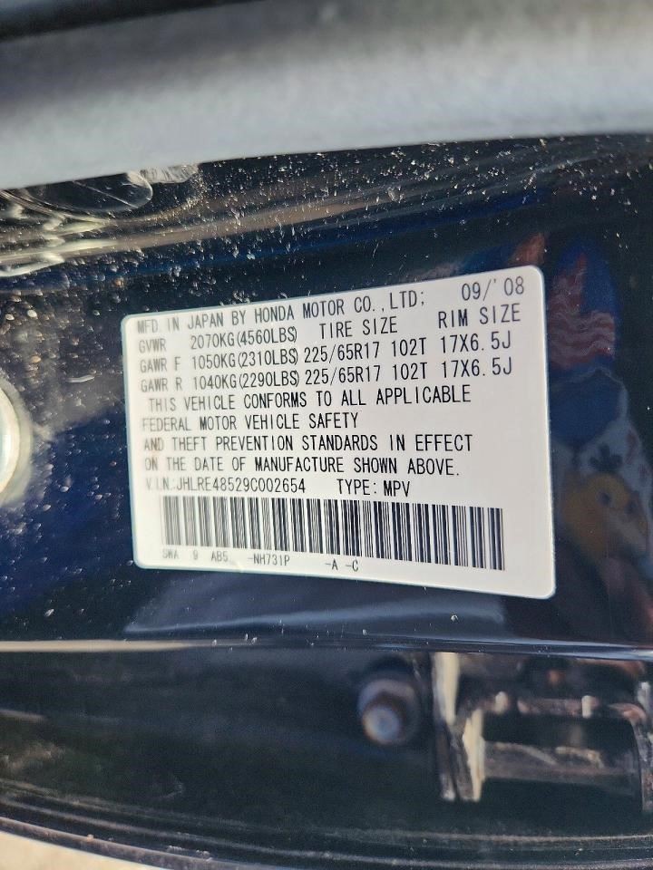 Audio Equipment Radio Am-fm-cd US Market Fits 07-11 CR-V 1583986