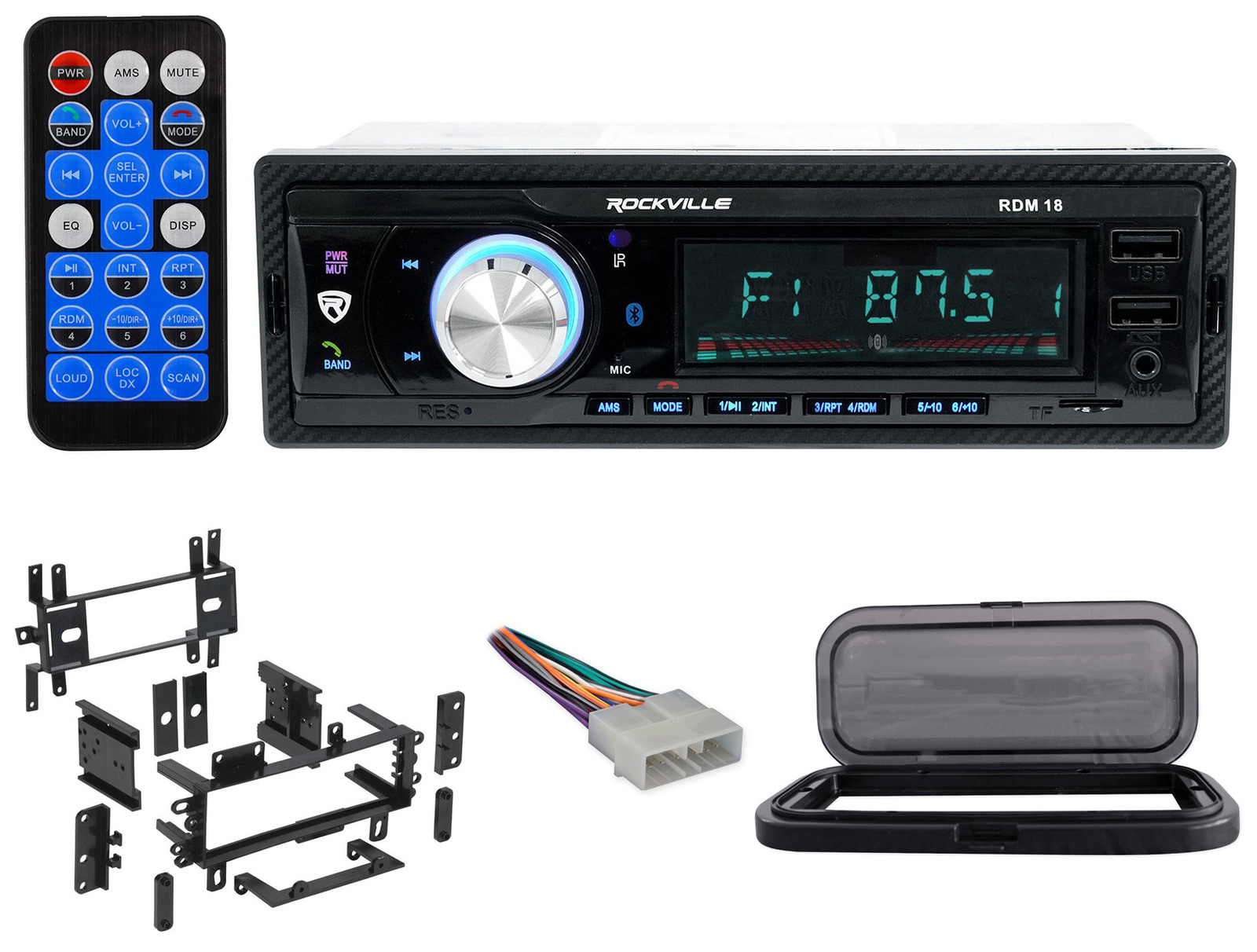 Digital Media Receiver w/Bluetooth MP3 USB/SD+Guard For 87-95 JEEP WRANGLER YJ