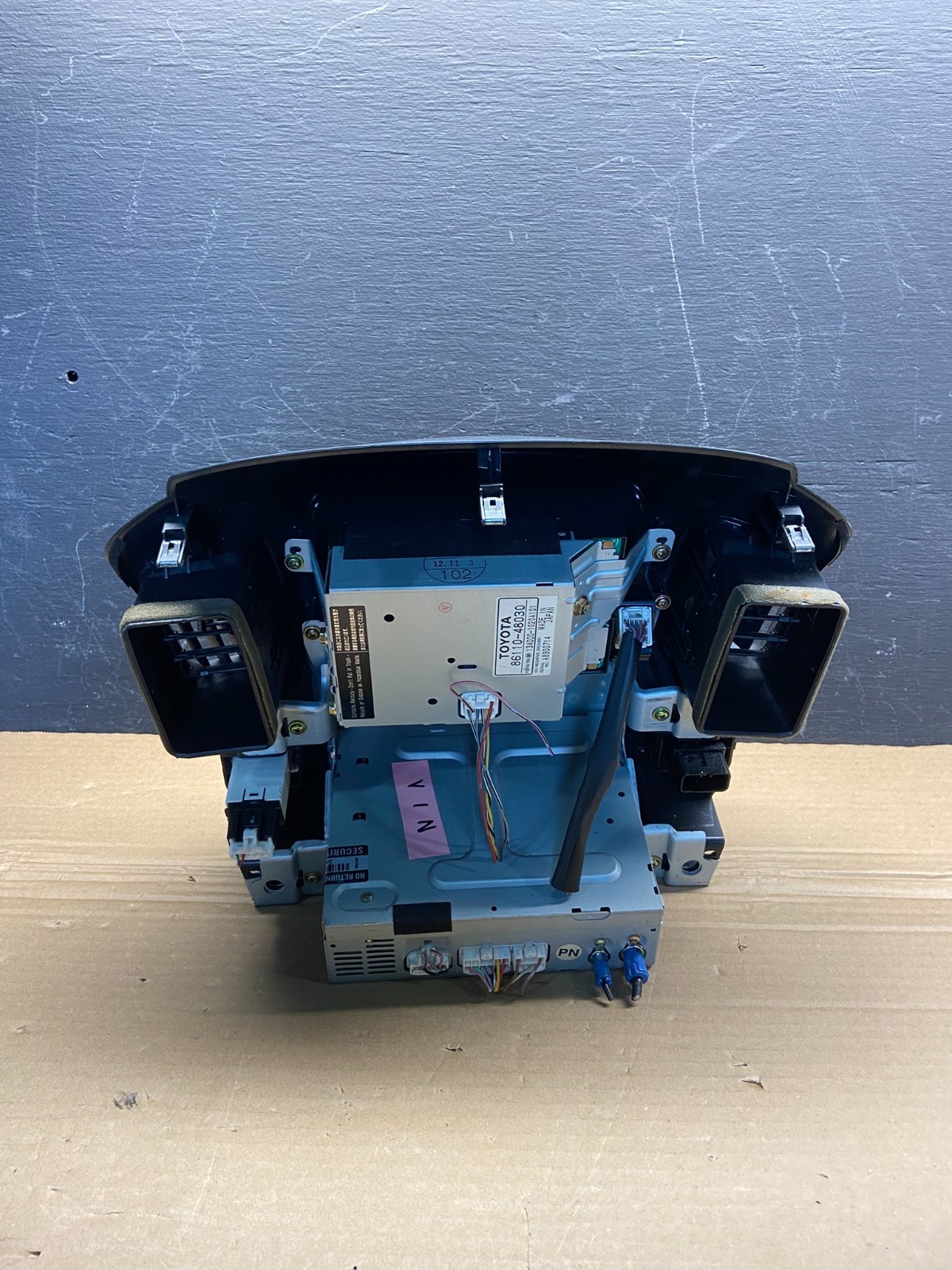 2001 to 2003 Lexus Rx300 Radio Receiver Head Unit + Bezel Surround ae4581 DG