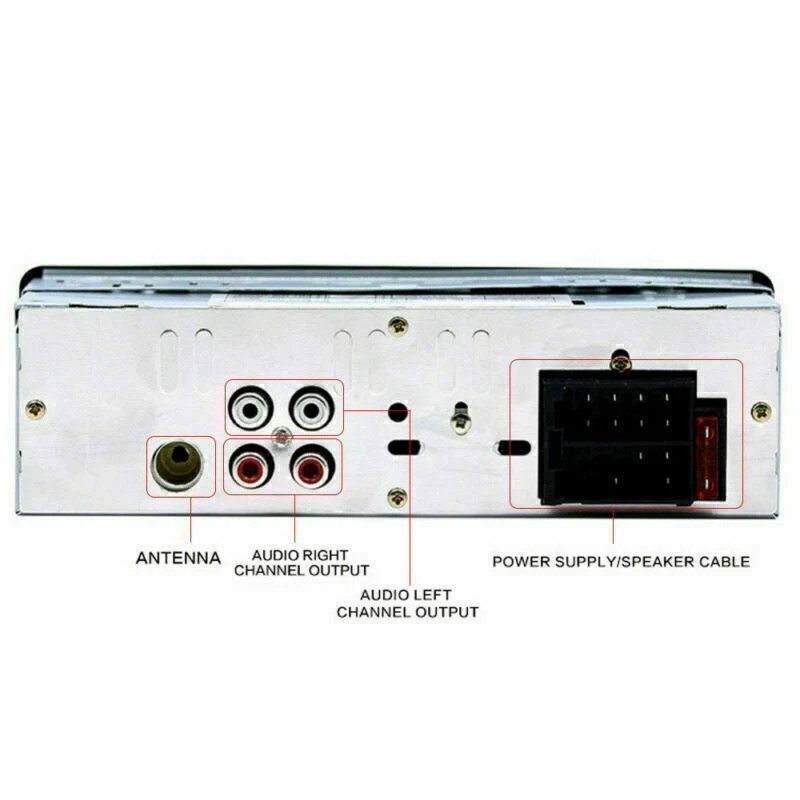 MP3 Radio Player Bluetooth Car Stereo Audio In-Dash FM Aux Input Receiver SD USB