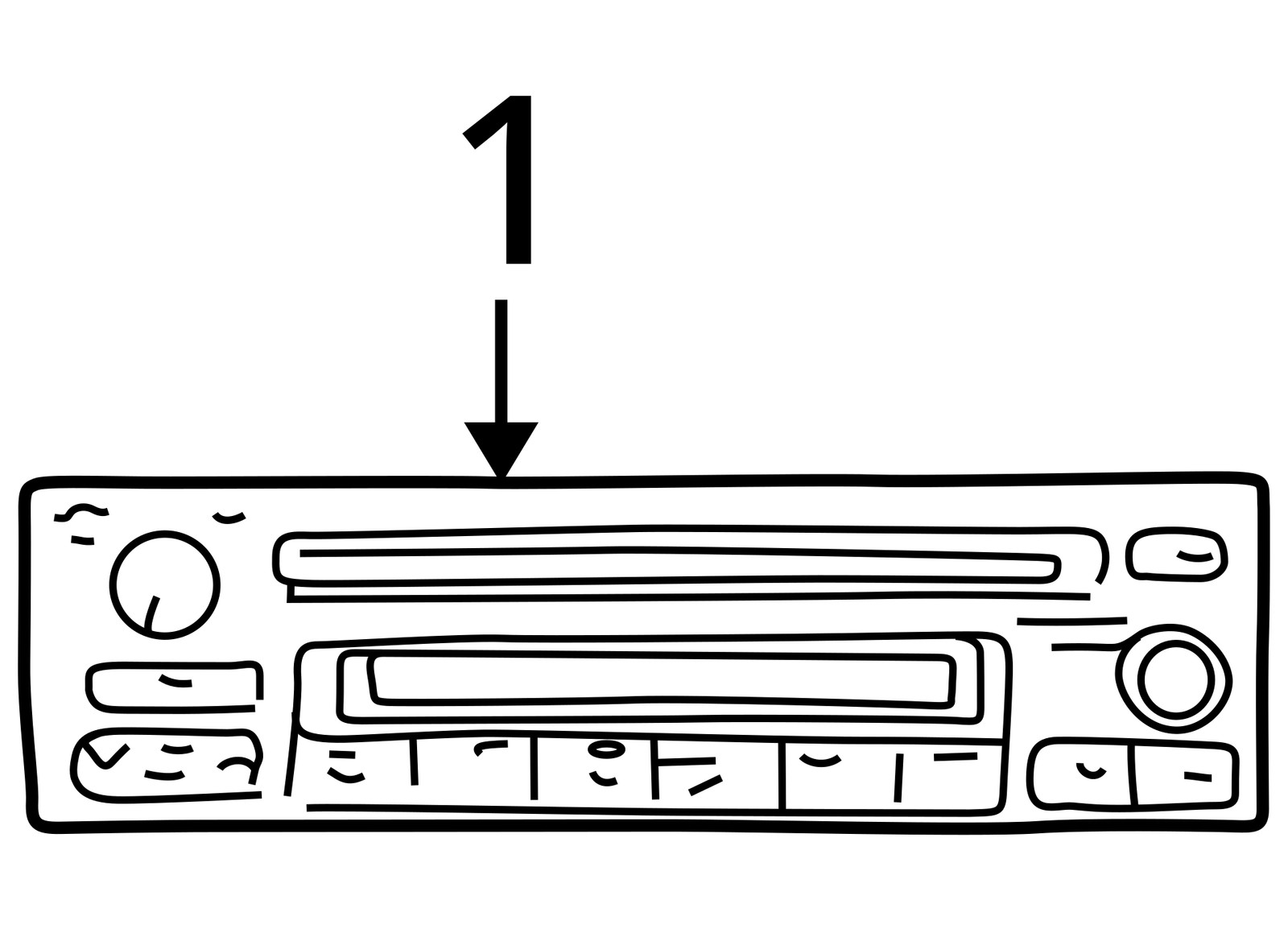 98 – 00 Toyota Rav-4 AM FM Cassette Radio Receiver OEM 8612004090