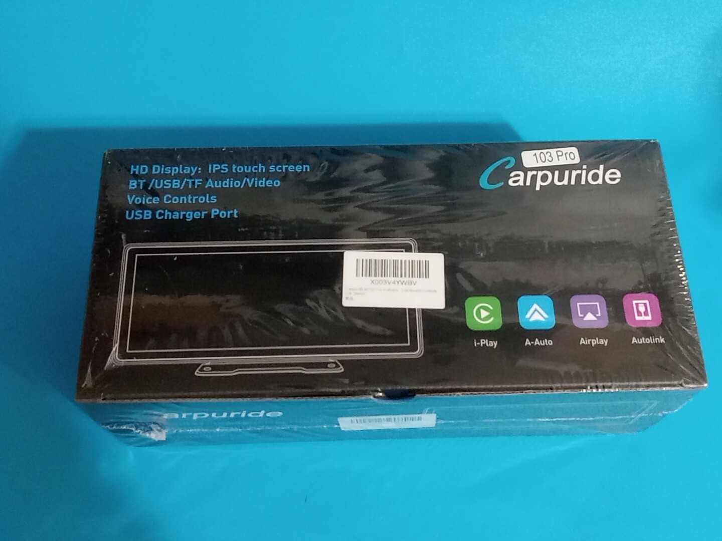 Carpuride W103PRO Portable Car Stereo Audio Wireless Apple CarPlay Android Auto