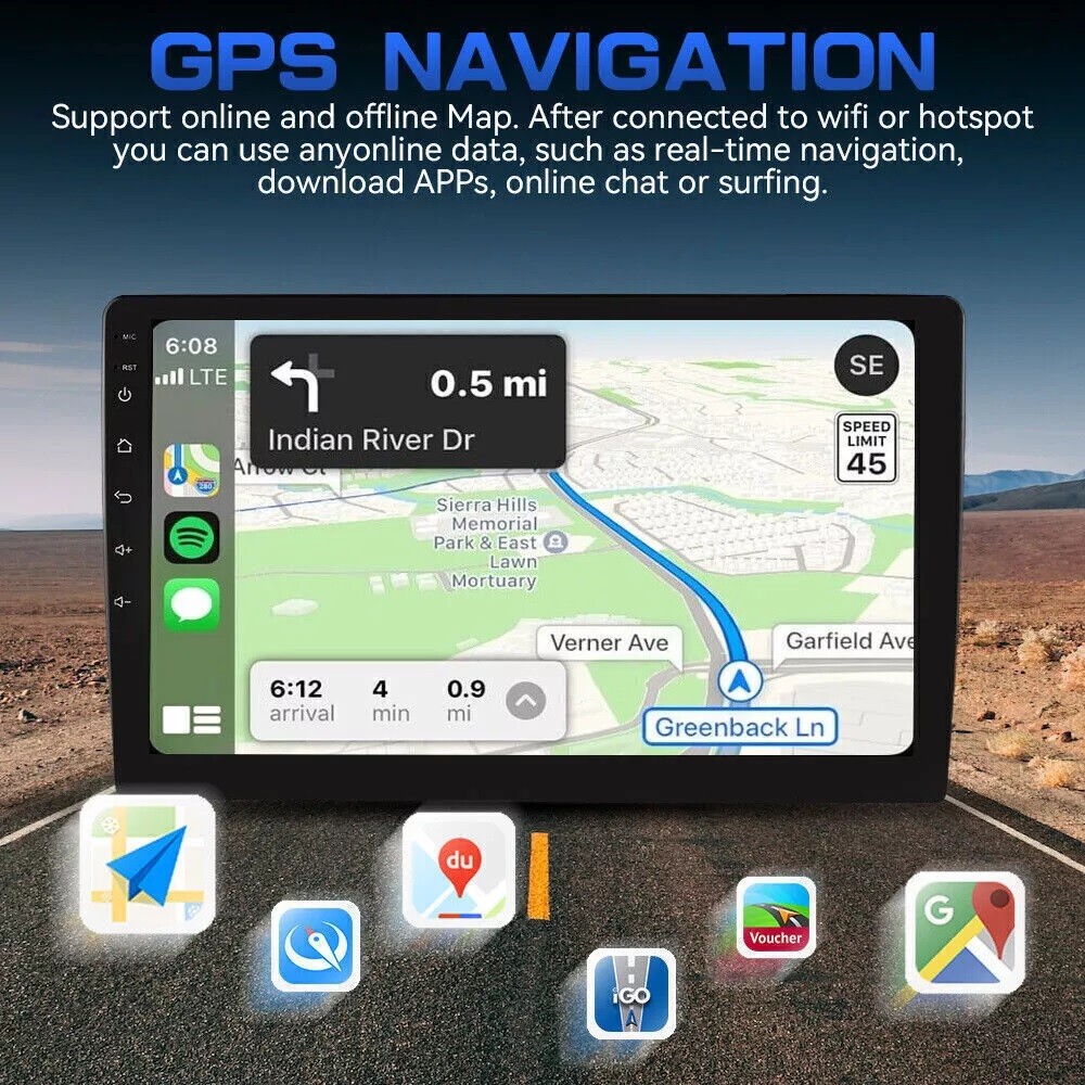 For 2015-2021 Ford Mustang Radio Upgrade Kit Car Stereo Radio Carplay Android 13
