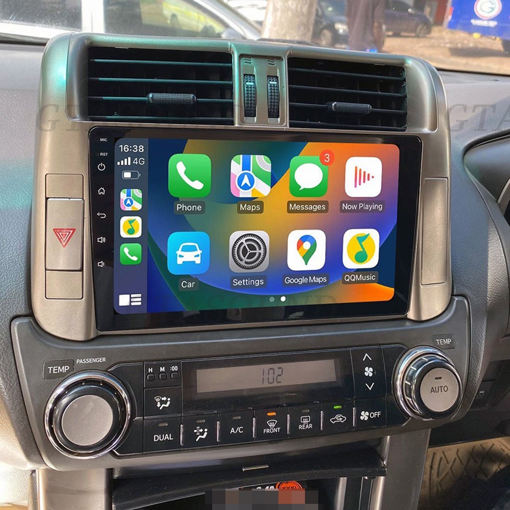 For Toyota Land Cruiser Prado 2009-2013 CarPlay Car Stereo Radio Auto GPS 2+64G