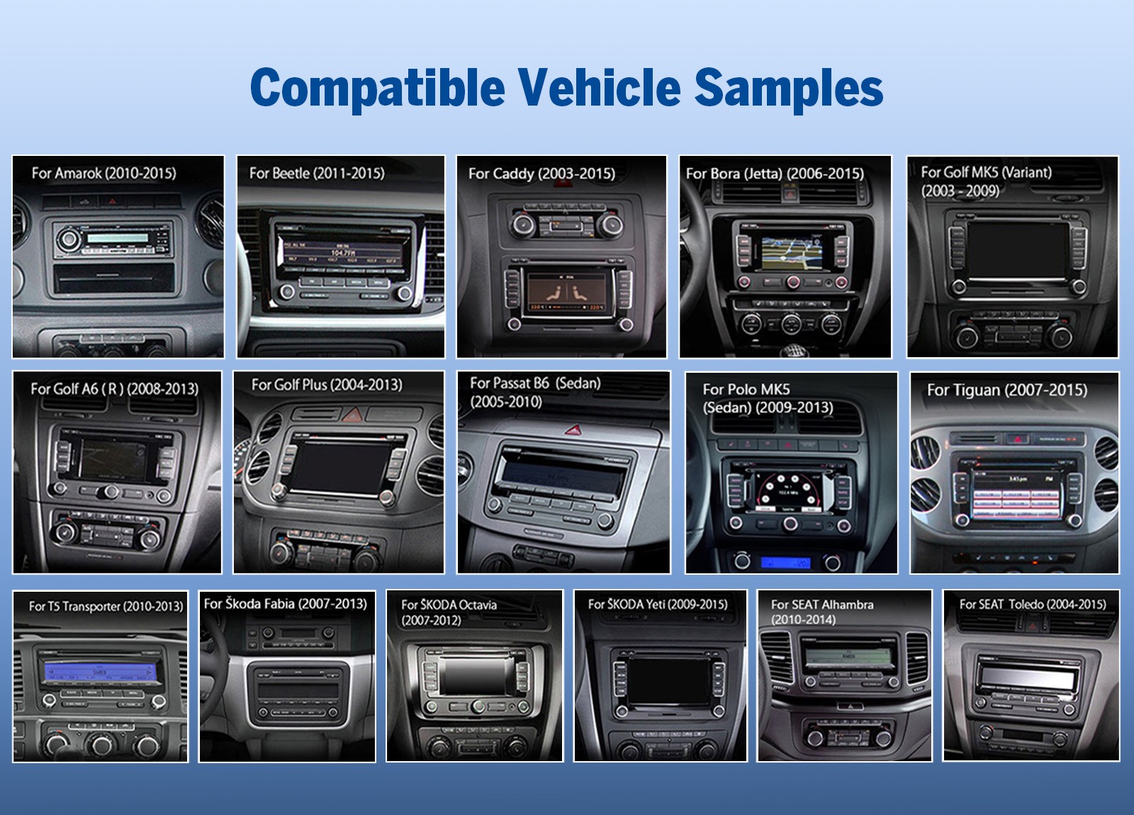 Android 13 Car Stereo Radio GPS Nav Apple CarPlay For VW Volkswagen Jetta Passat