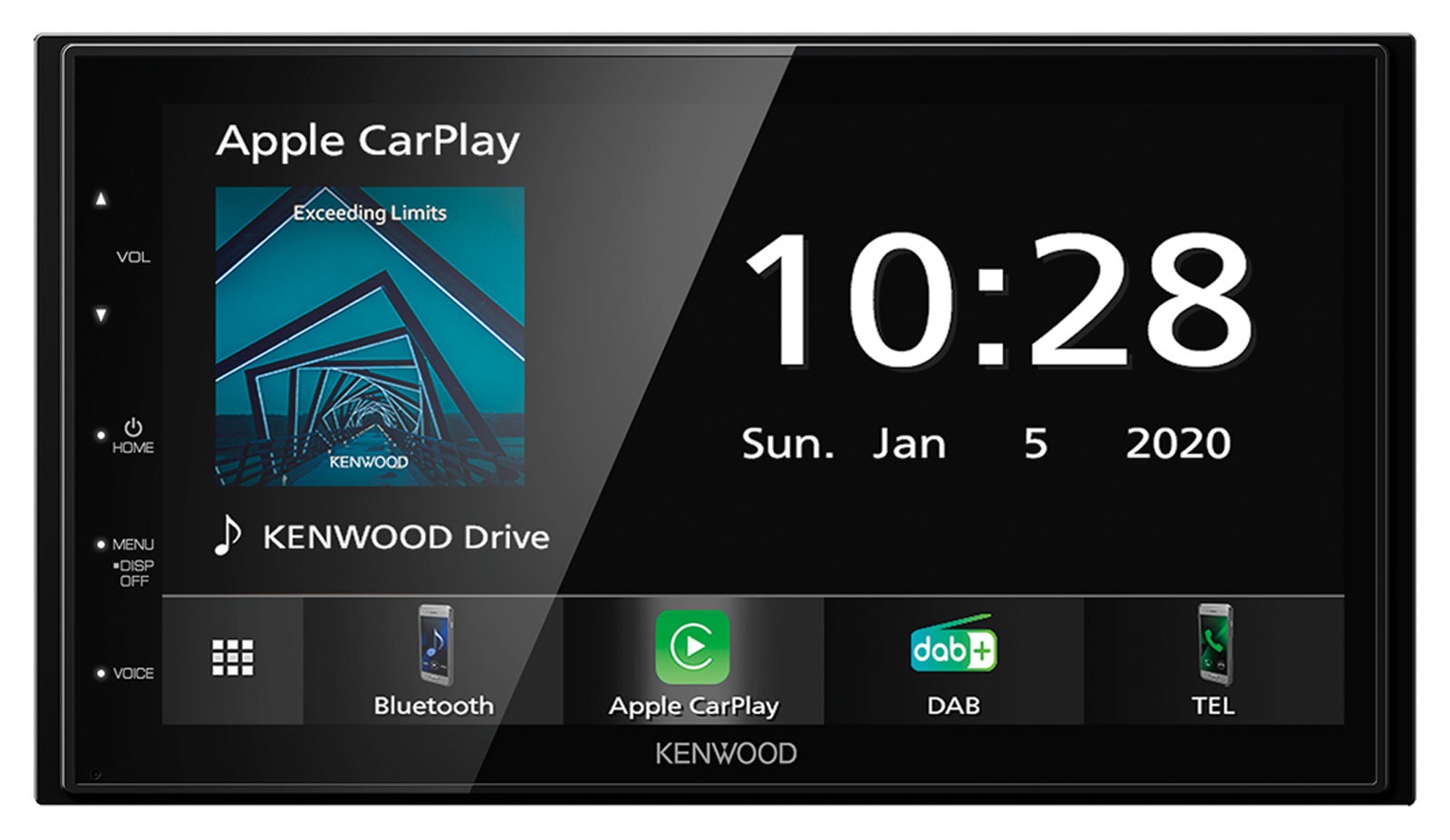 Kenwood Bluetooth MP3 DAB USB 2DIN Car Stereo for Mitsubishi Pajero Shogun from 14