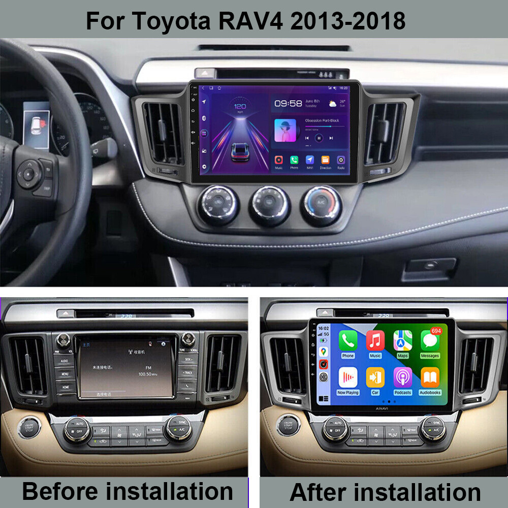 Stereo Radio Plug and Play GPS JBL For Toyota Rav4 2013-2018 32g Carplay 10.1″