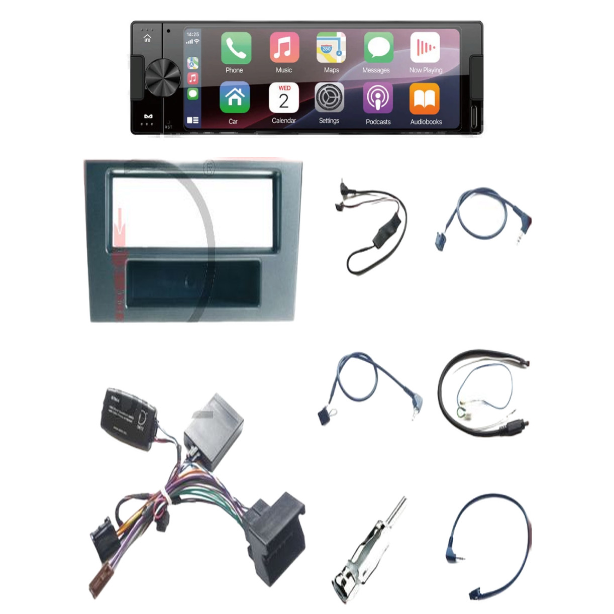 Radio Ampire CPR60 with installation kit for Ford Mondeo 2003-2007
