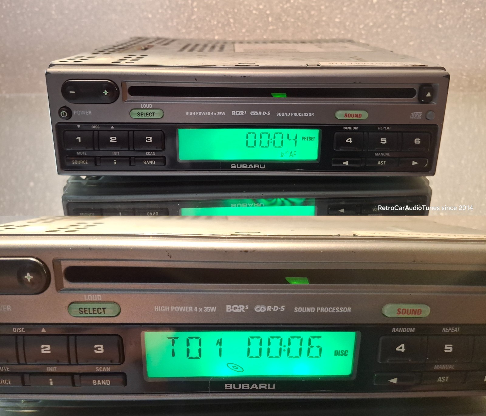 Subaru Impreza Legacy Forester VDO DC643/92F CD Car Stereo Radio with Bluetooth