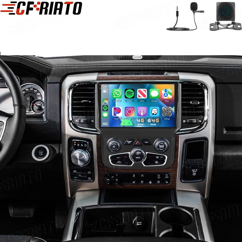4+64GB Car Radio Stereo for Dodge Ram 2013-2019 1500 2500 3500 Carplay Android15