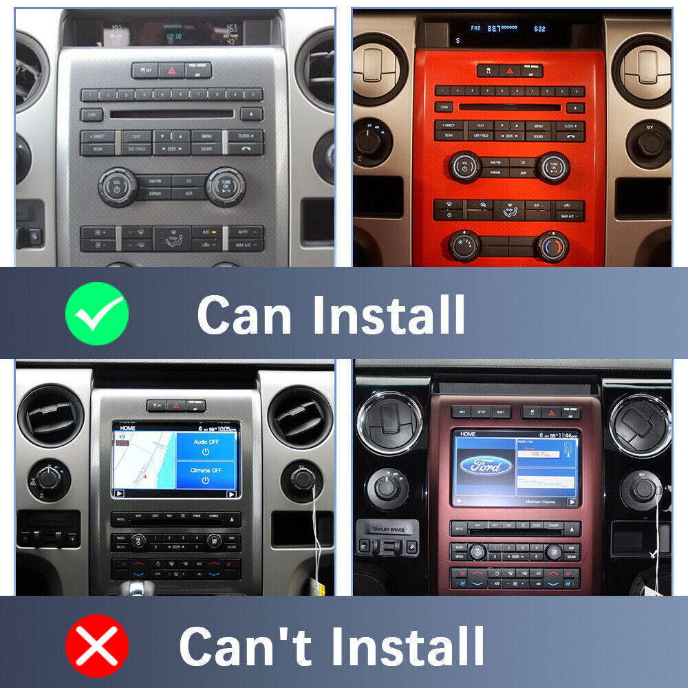 9.7” WIRELESS CARPLAY ANDROID AUTO FOR FORD F150 2009-2014 RADIO GPS NAVI WIFI