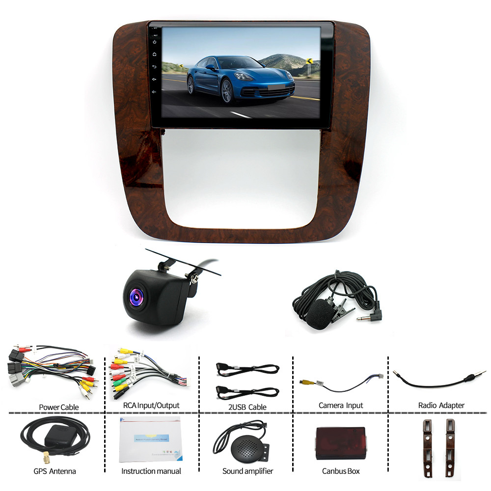 Android 13 Radio 2+32GB GPS Carplay DSP For Chevy Tahoe Suburban GMC Yukon 06-14