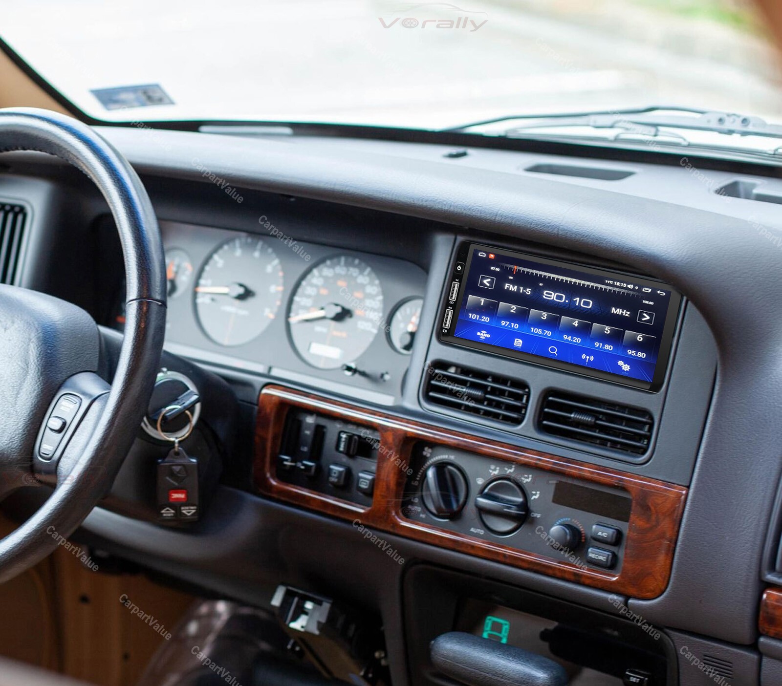 For Jeep Grand Cherokee 1993-1998 ZJ Carplay Android 15.0 Stereo Radio GPS FM BT