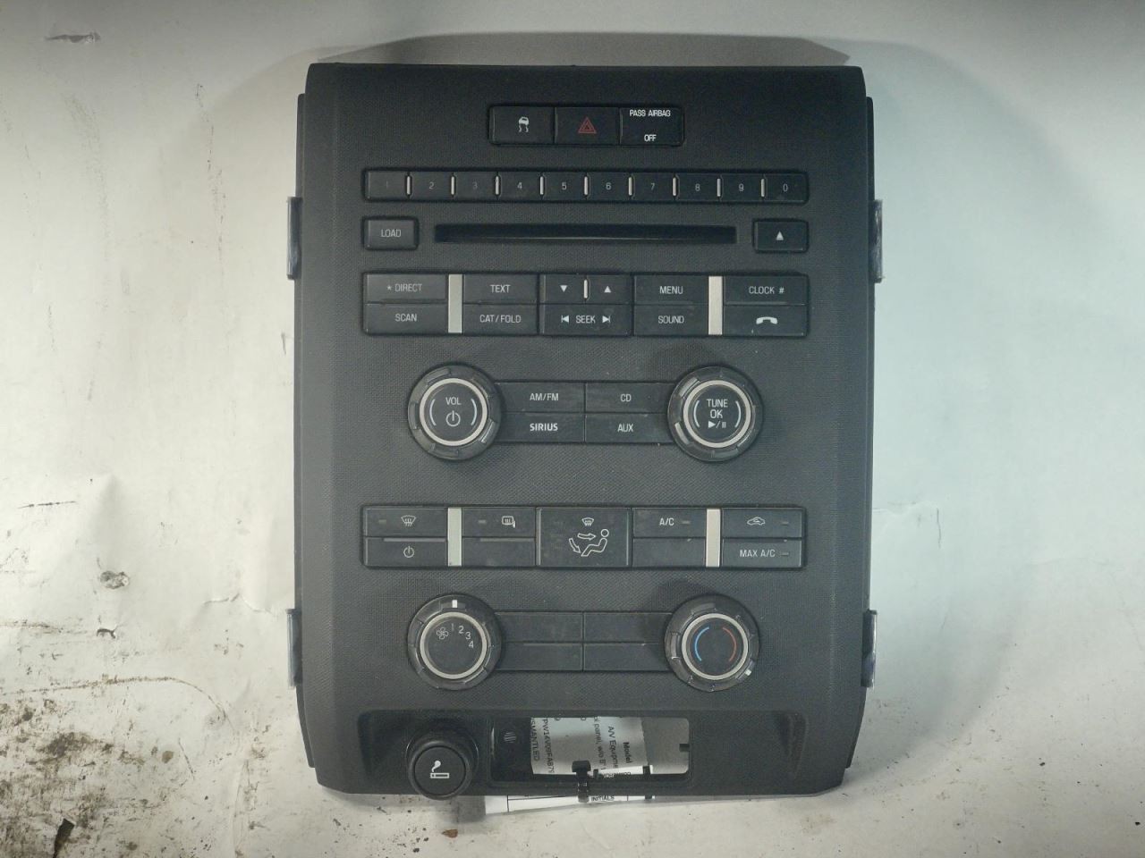 Audio Equipment Radio Control Panel Fits 09 FORD F150 PICKUP 2062999