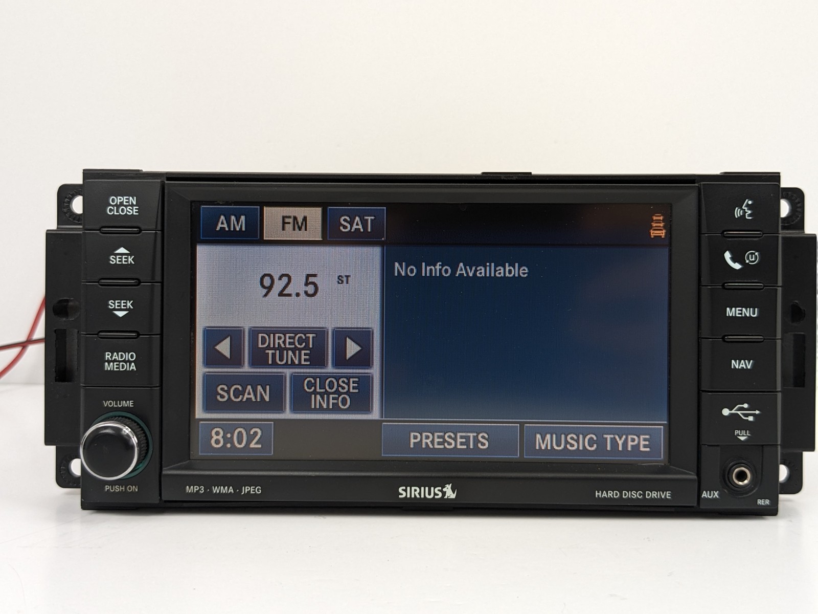 2008-2010 Chrysler 300 Radio AM FM DVD Player Receiver W/Navigation OEM ID RER