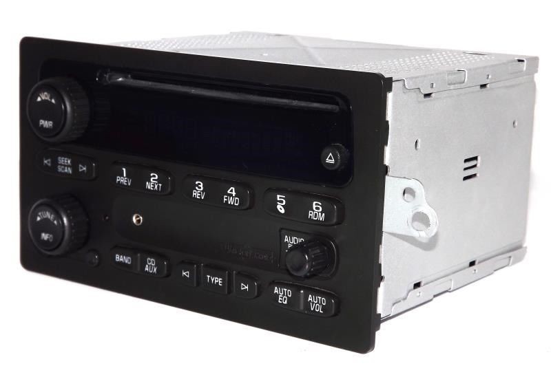 GMC Yukon XL 2500 2005 AM FM CD Radio w Upgraded Aux 3.5mm Input UB0 10359576