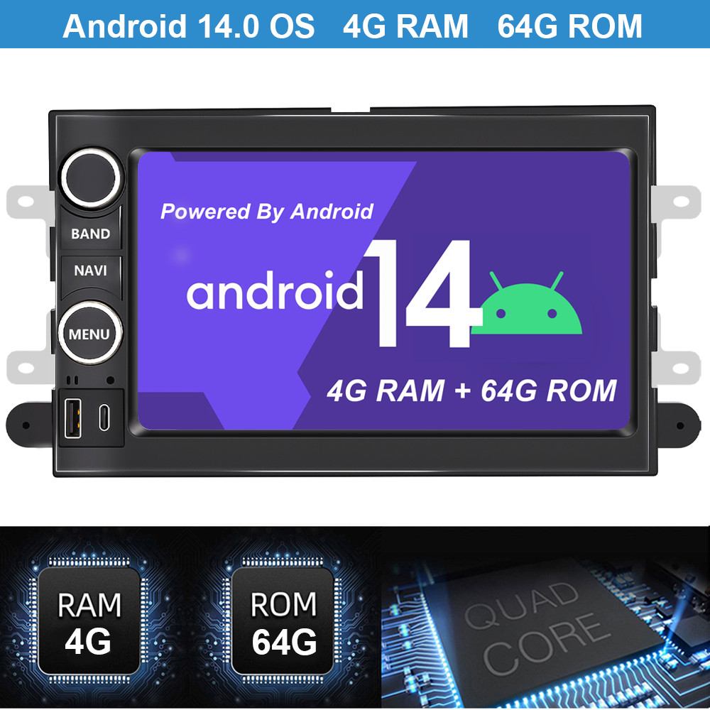 4G+64G APPLE CARPLAY CAR STEREO RADIO GPS NAVI FOR MERCURY Mountaineer 2006-2010