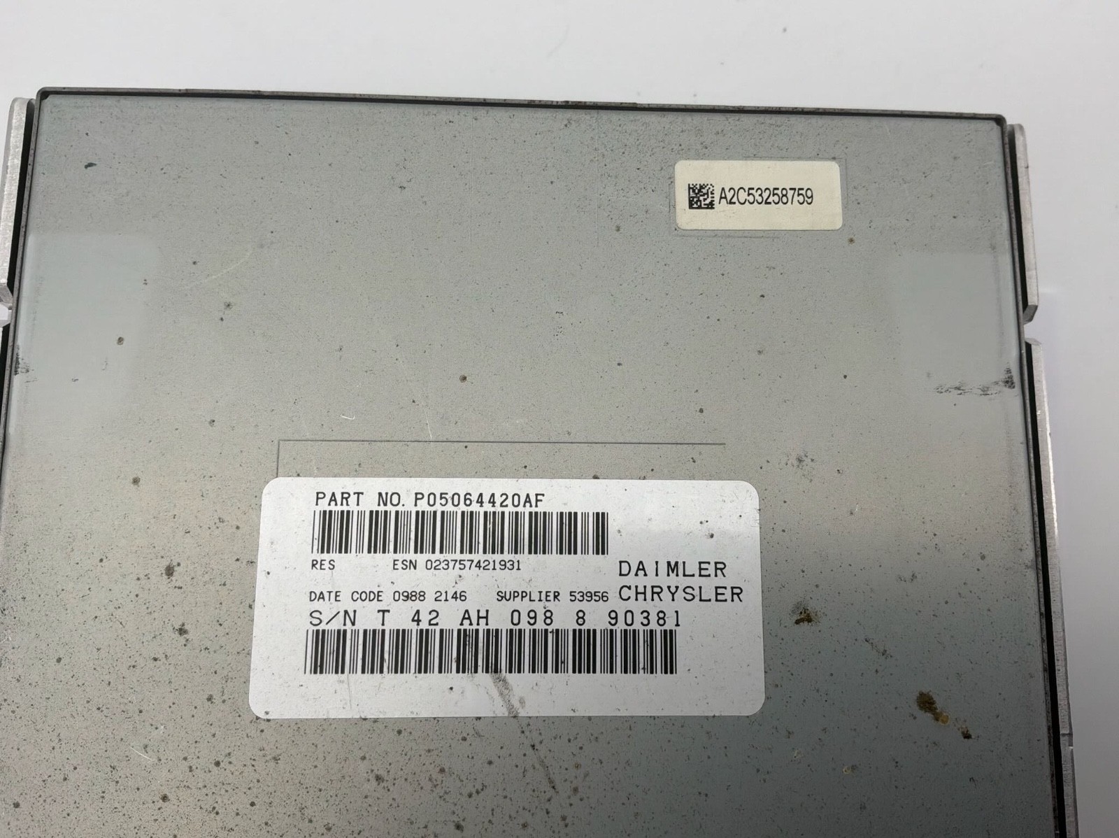 OEM 08-10 Dodge Charger AM FM Radio MP3 Single Disc CD Player Satellite Receiver