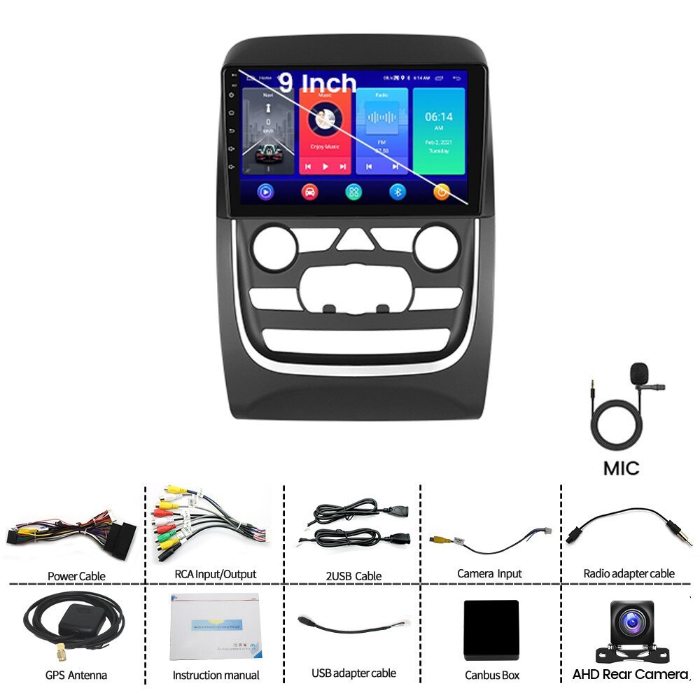 4+64G For 2014-2020 Dodge Durango 9″ Android 13 Carplay Car Stereo Radio GPS FM
