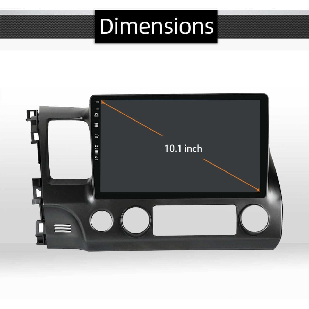 8G+256G Apple CarPlay For Honda Civic 2006-2011 Android 15 Car Radio GPS NAVI US