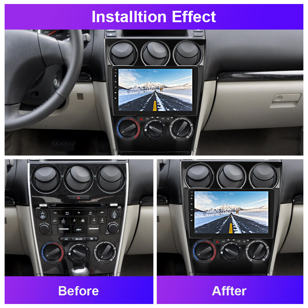 For Mazda 6 2003-2008 Android 13.0 Car Radio Stereo Player GPS Navi WiFi CarPlay