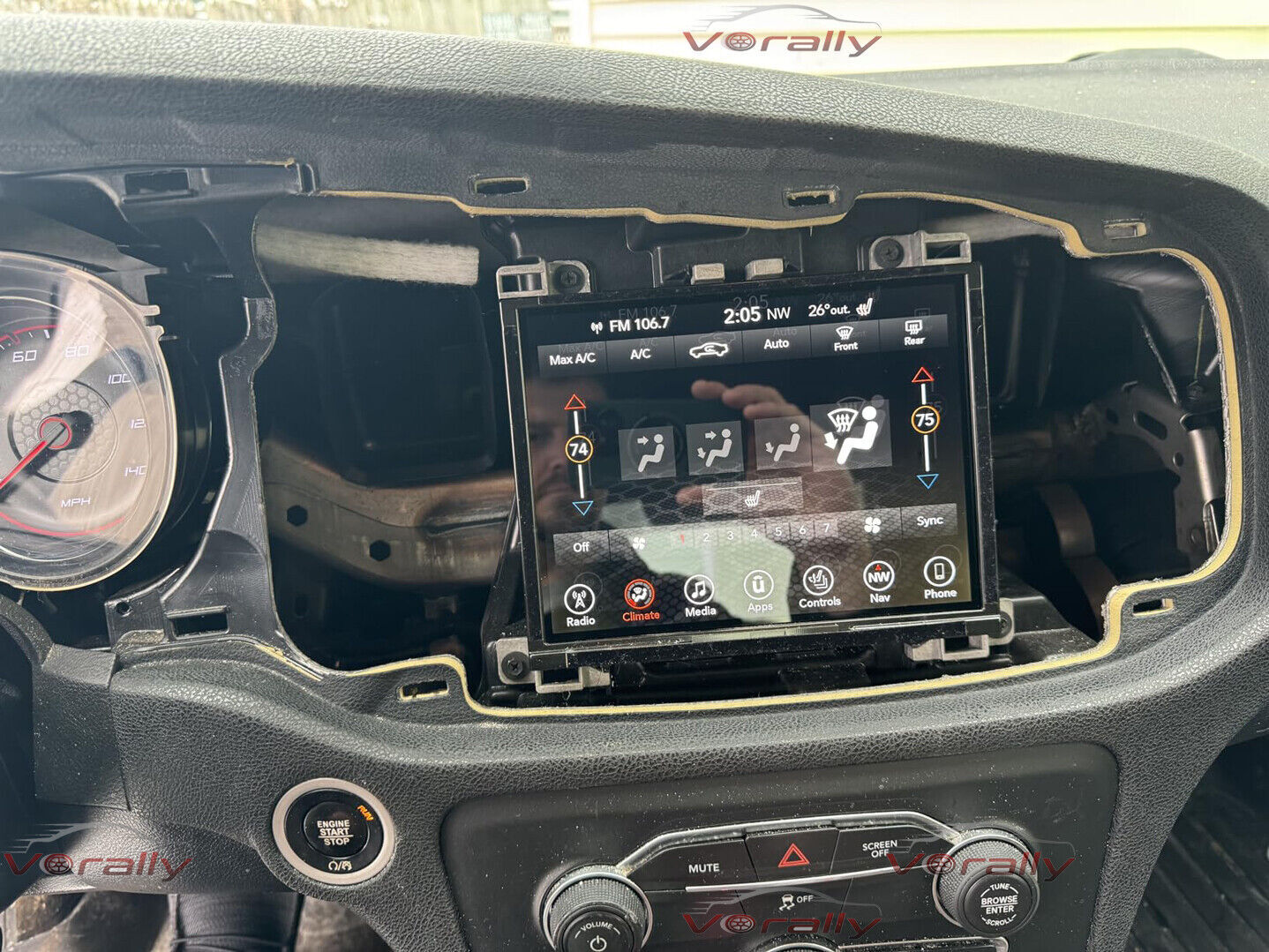 For Dodge Charger Radio Upgrade 2015 2016 2017 Carplay er Android Ready 8.4″