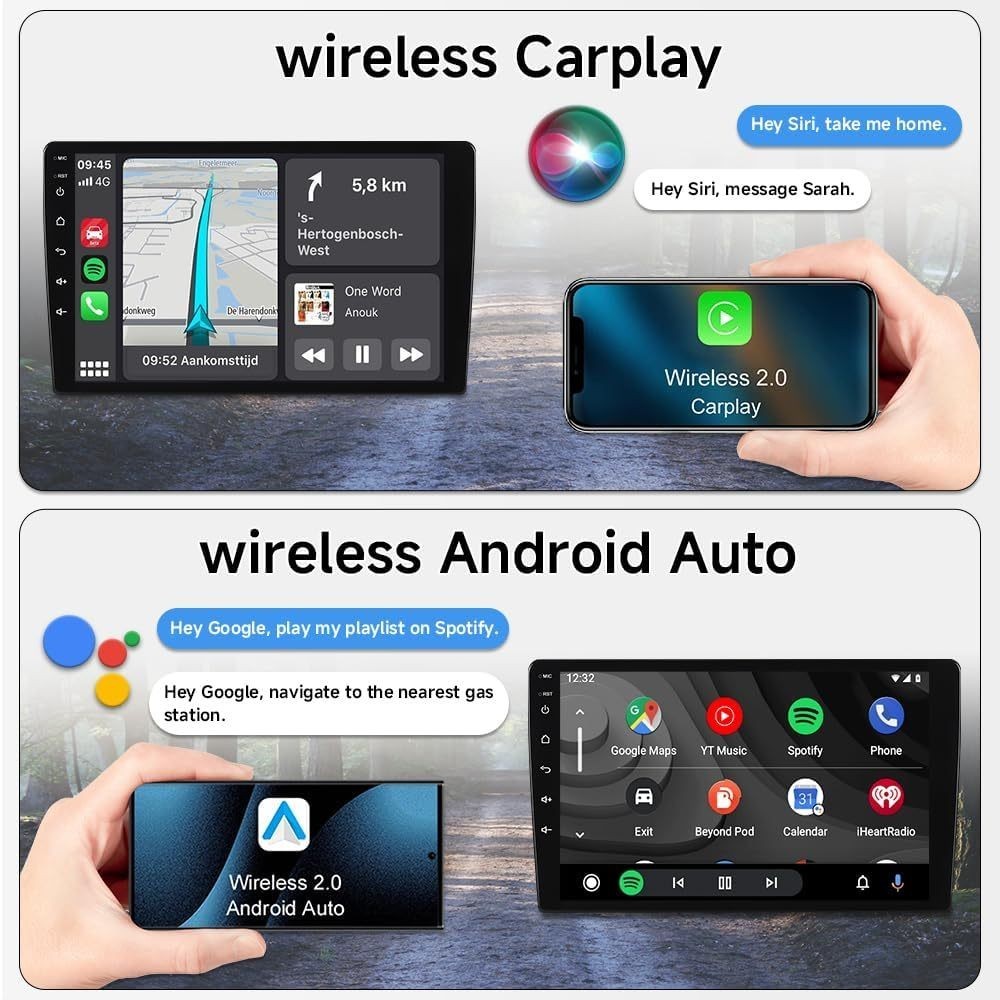 9″ Carplay Auto radio Android 15.0 For Honda Civic 2012 GPS NAVI RDS WiFi 4+64G