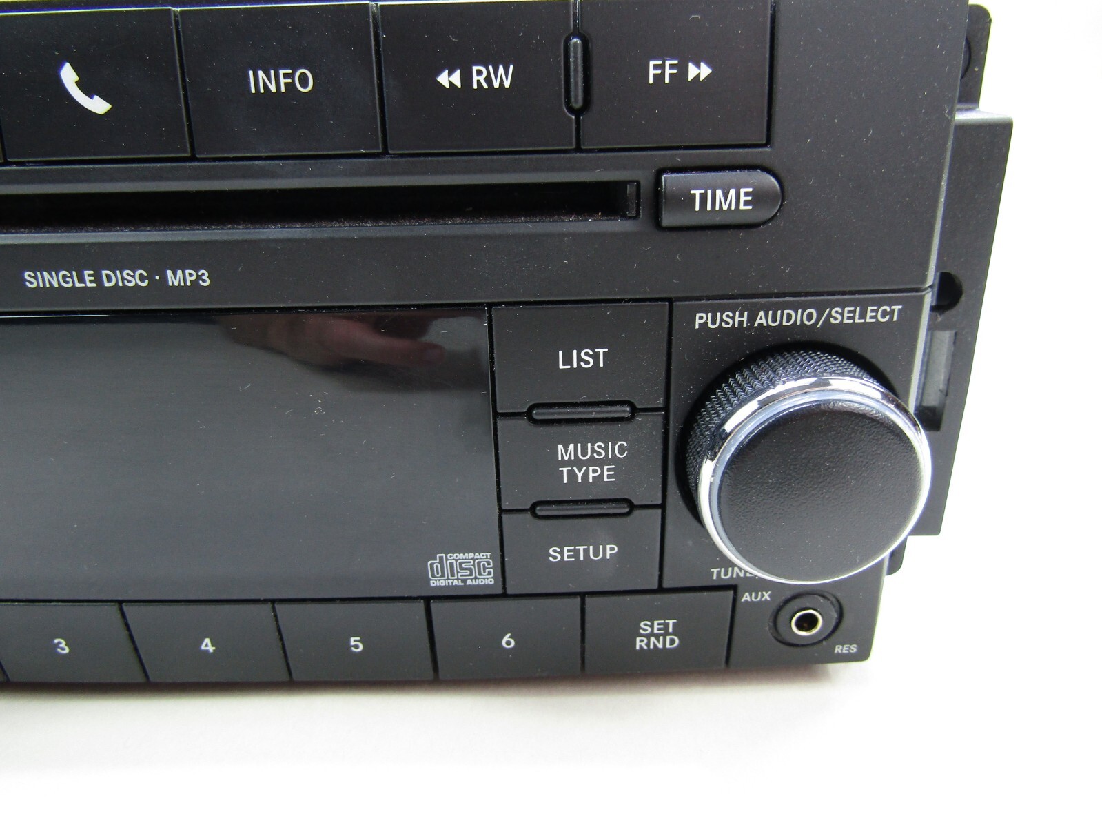 Chrysler Car Stereo CD Radio Part No P05091115AC Single Disc MP3 CBA KL9IG3