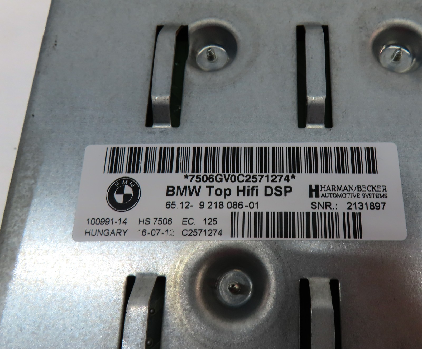 11-15 BMW 135i 328i 335i M3 X1 (E81 E87 E90) HARMAN BECKER AUDIO AMP AMPLIFIER