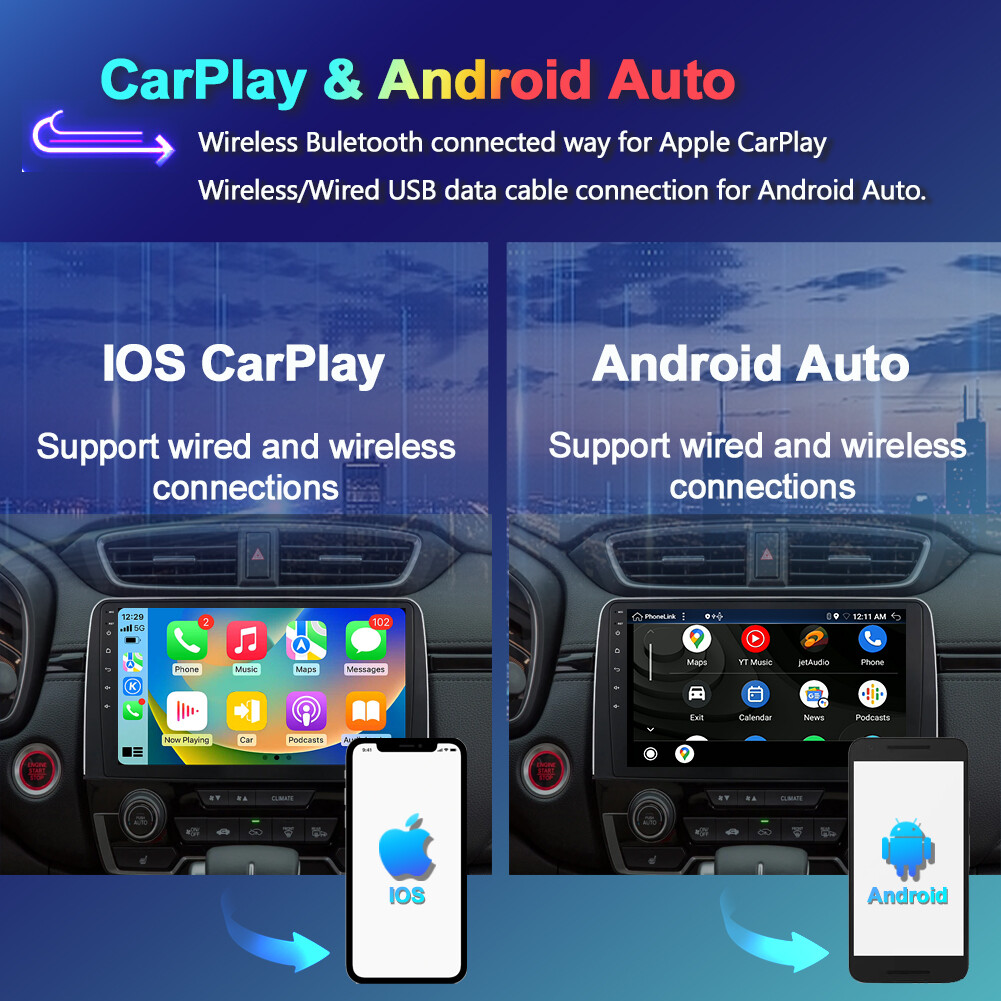 6G+128GB Wireless CarPlay Android 13 Car Stereo Radio For Honda CR-V CRV 2017-21