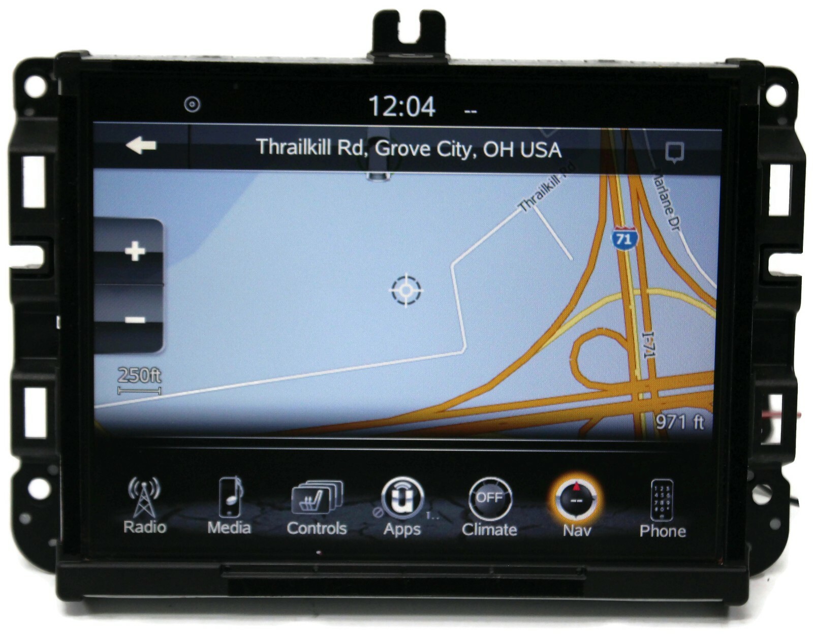 2013-2017 Jeep Cherokee Navigation 8.4” Dash Display Touch Screen 68238619AE