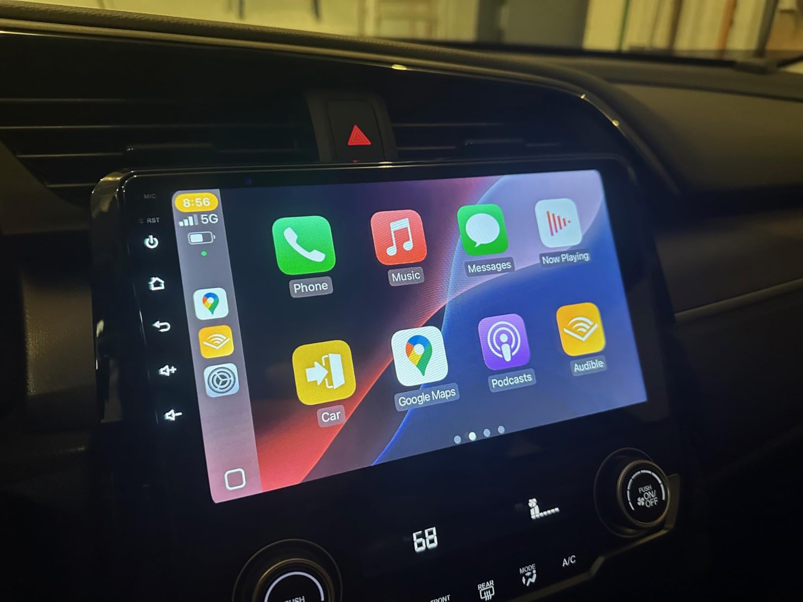 8CORE Car Stereo Radio For Honda Civic 2016-2020 Android 15 GPS Nav Carplay 64GB