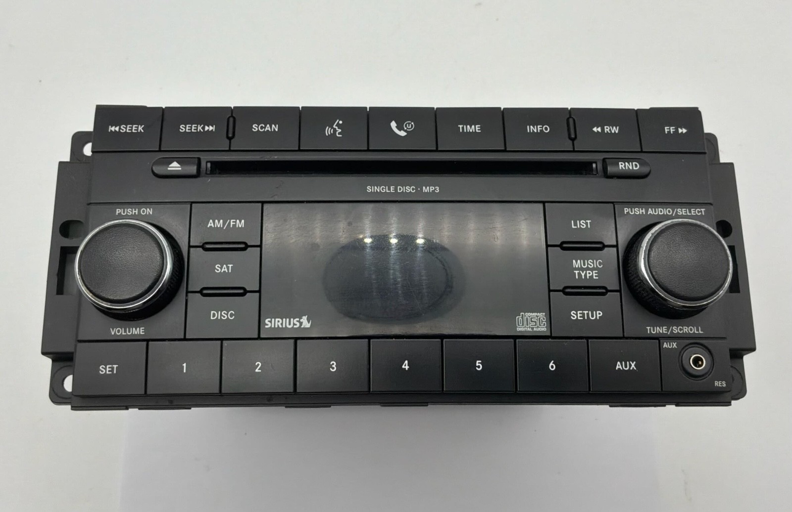 OEM 08-10 Dodge Charger AM FM Radio MP3 Single Disc CD Player Satellite Receiver
