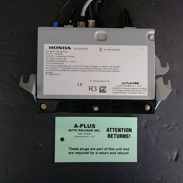 2023 – 2024 HONDA ACCORD OEM RADIO RECEIVER ID 8A501-30A-AB10-M1