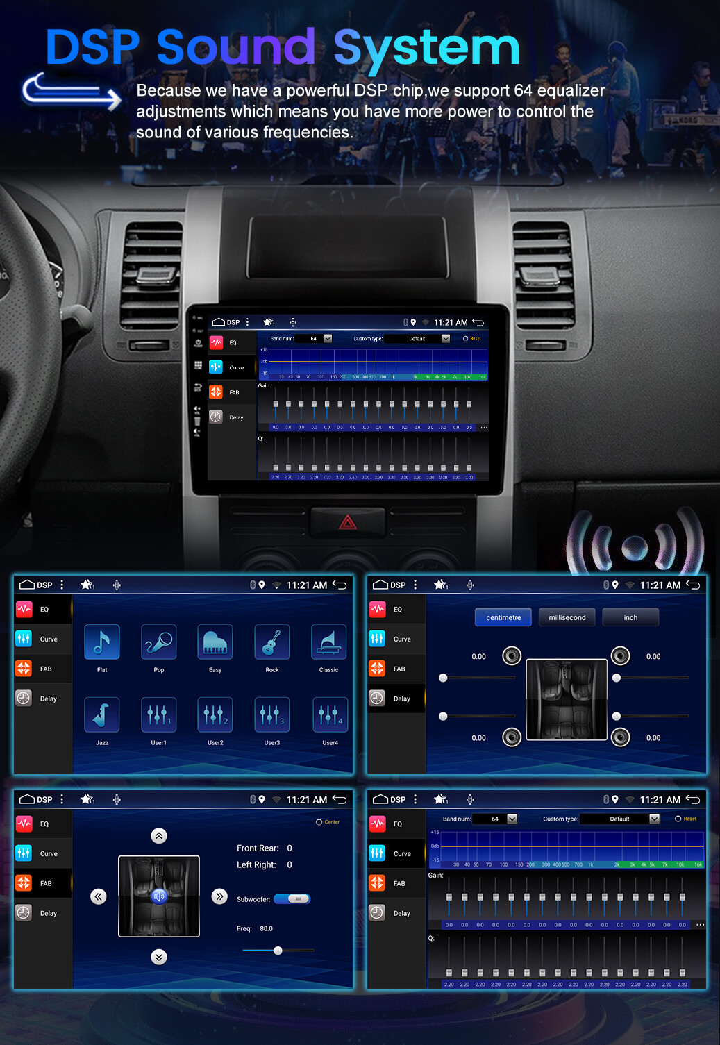 4GB+64GB Car Stereo Radio CarPlay For Nissan X-Trail T31 Android Navi DSP AHD BT