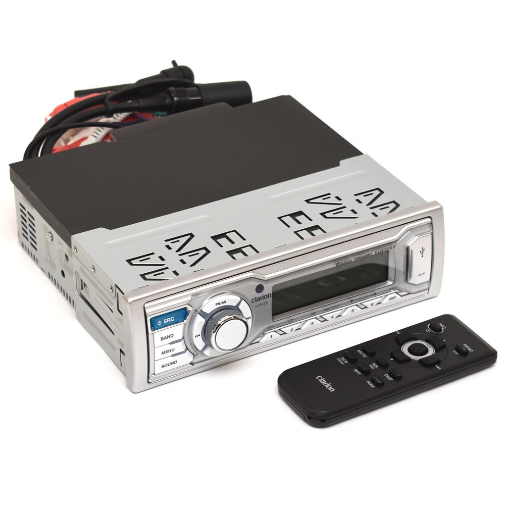 Clarion Boat Digital Media Receiver M505 | w/ Bluetooth Silver