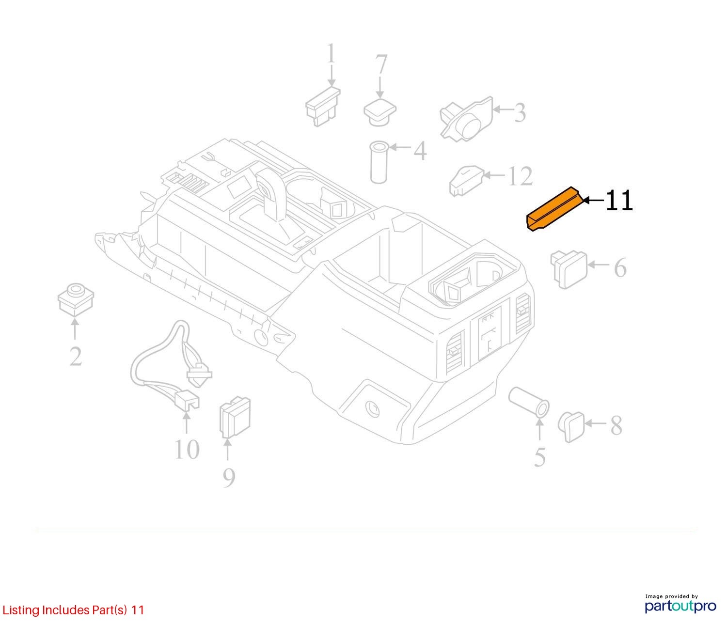 Rear 2018 Expedition Radio & Headphone Control Sku#4504670
