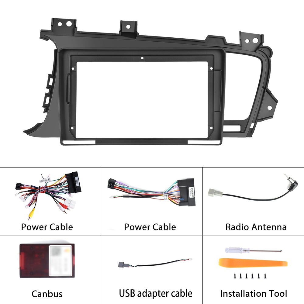 4+64GB For 2011-2013 Kia Optima Carplay Android 15 Car Radio Stereo GPS Navi Cam