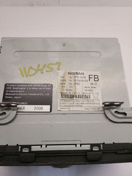Audio Equipment Radio Receiver AM-FM-6 Disc CD US Market Fits 09 ROGUE 1484292