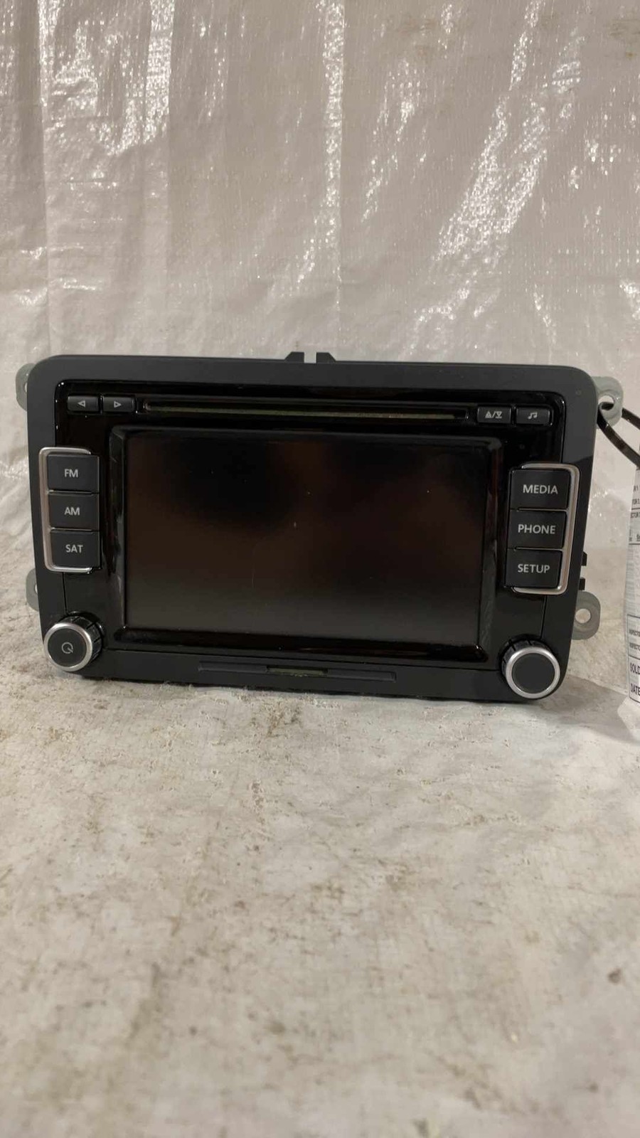 12-17 Volkswagen Jetta Radio Receiver Display Screen Oem 1k0035180af