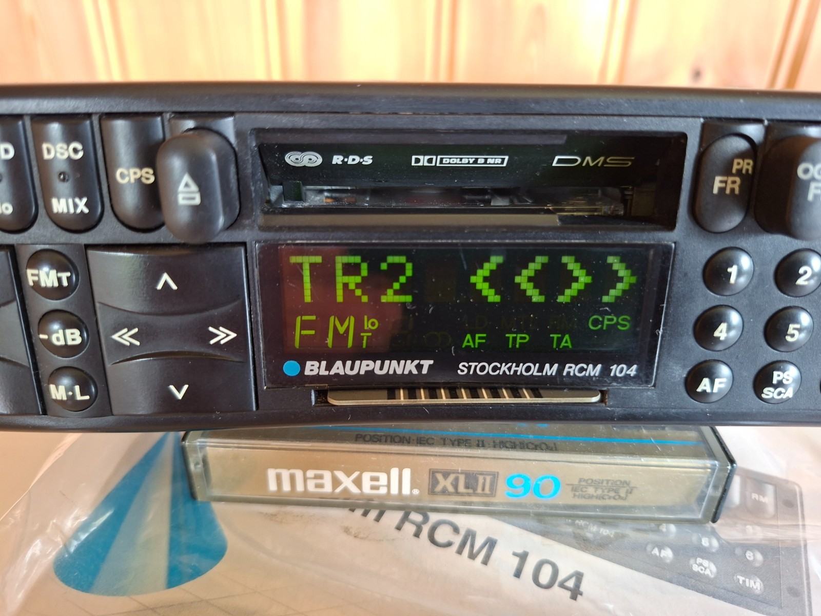 MINT Blaupunkt Stockholm RCM 104 Radio Cassette Boxed KeyCard Porsche 993 E36