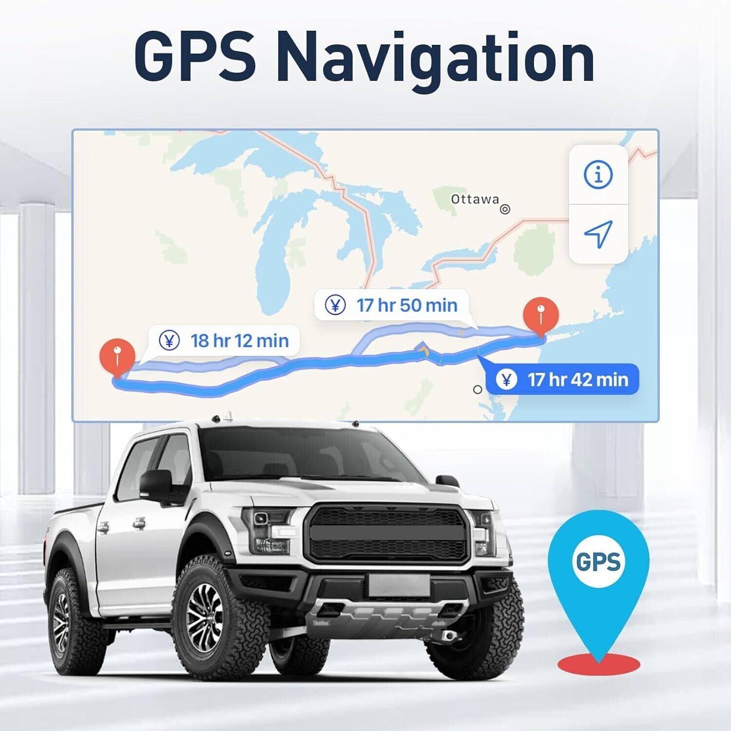 12.1″ CarPlay Wireless BT Navi IPS Display Multimedia for Ford F150 2015-2021