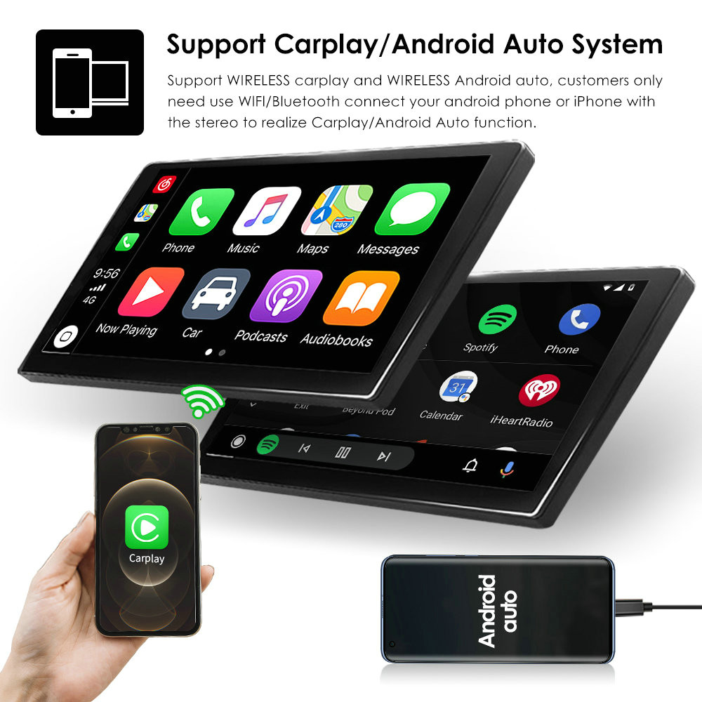 10.1″ inch Android 10 Car Radio Stereo OCTA Core 4+32G GPS Wifi BT Carplay Auto