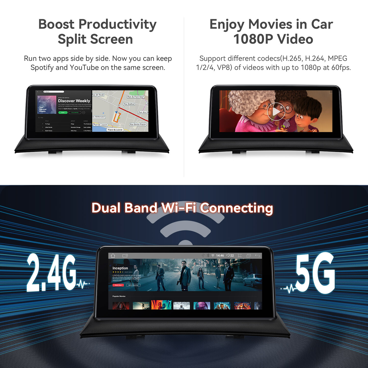 For BMW X3 E83 2004-09 10.25″ Android 14 Car GPS Nav Stereo 8Core 4+64GB CarPlay